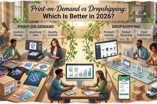 Print-on-Demand vs Dropshipping Which Is Better in 2026
