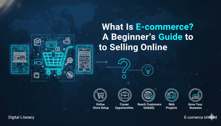 What Is E-commerce A Beginner's Guide to Selling Online