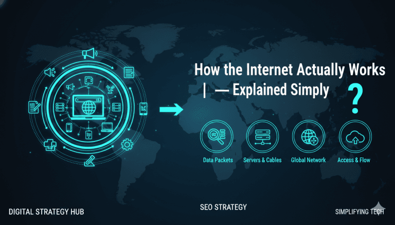 How the Internet Actually Works — Explained Simply