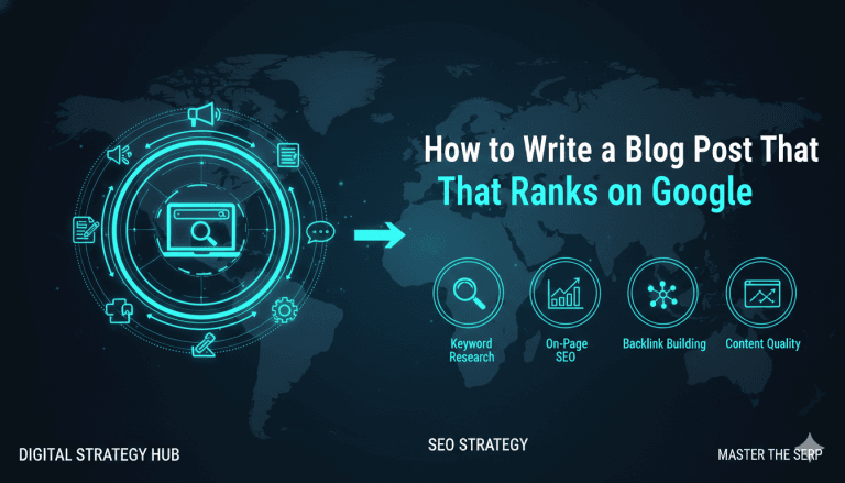 How to Write a Blog Post That Ranks on Google