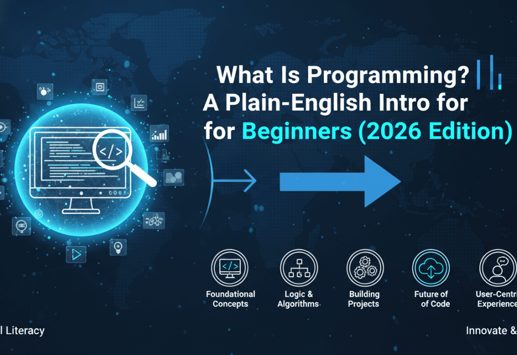 What Is Programming? A Plain-English Intro for Beginners (2026 Edition)