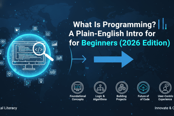 What Is Programming? A Plain-English Intro for Beginners (2026 Edition)